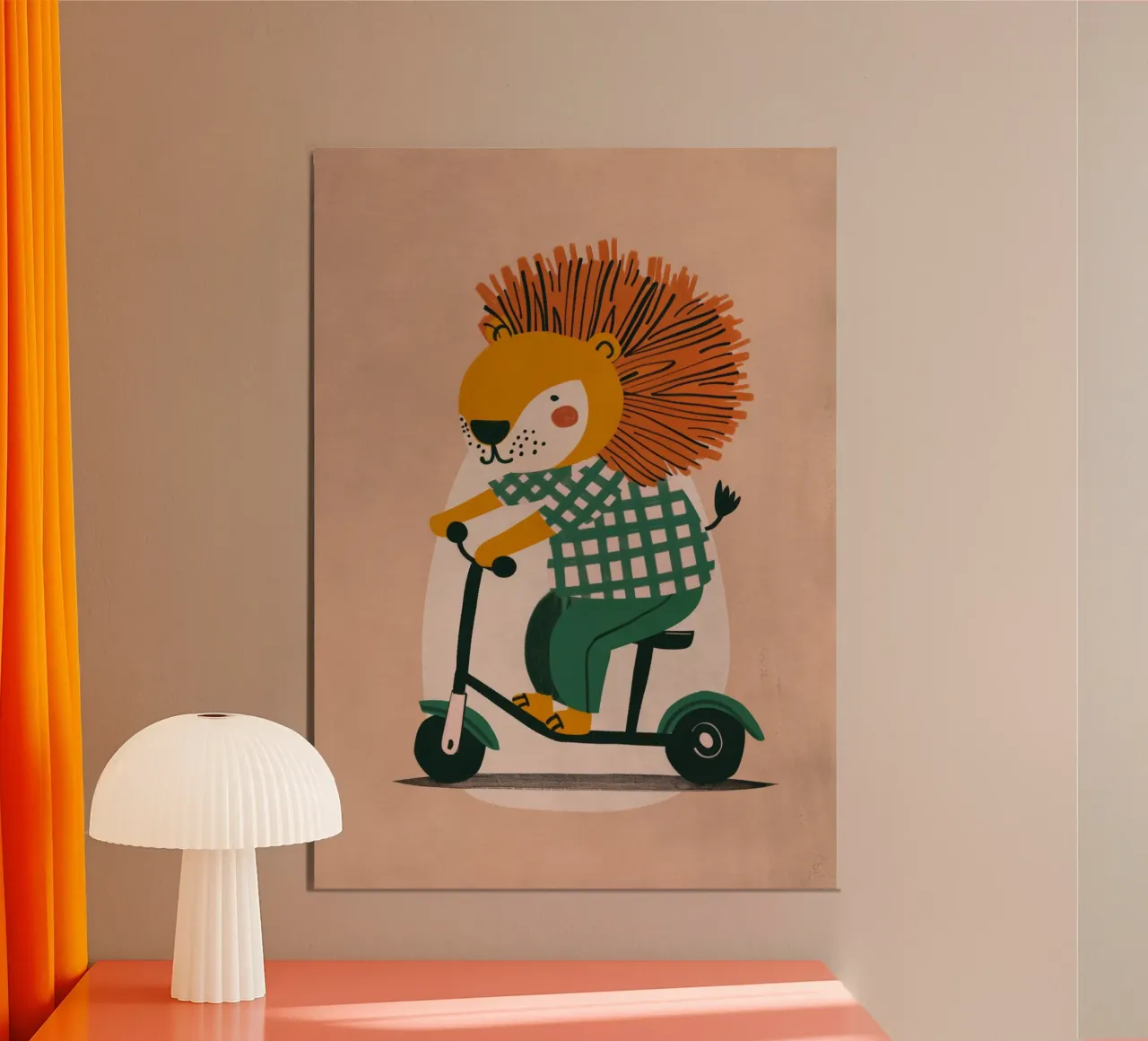 Boho Nursery 6 Porcupine carta hahnemühle da Boho Print Collection