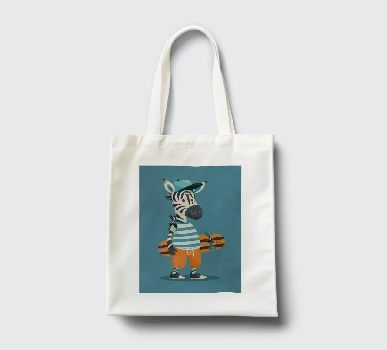Boho Nursery 6 Zebra borsa in juta da Boho Print Collection