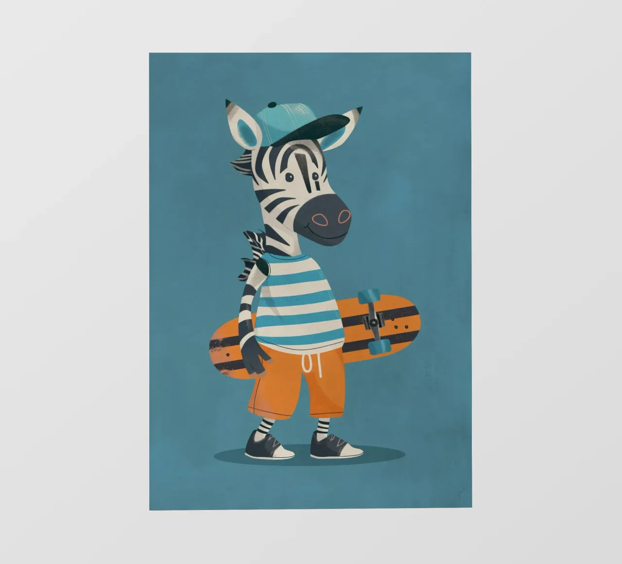 Boho Nursery 6 Zebra pellicola backlit da Boho Print Collection