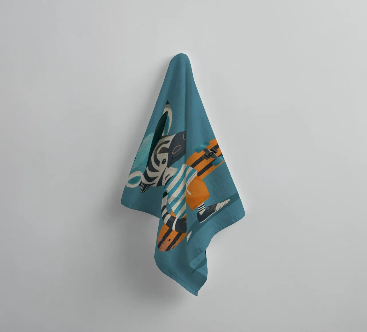 Boho Nursery 6 Zebra asciugamano da bagno da Boho Print Collection