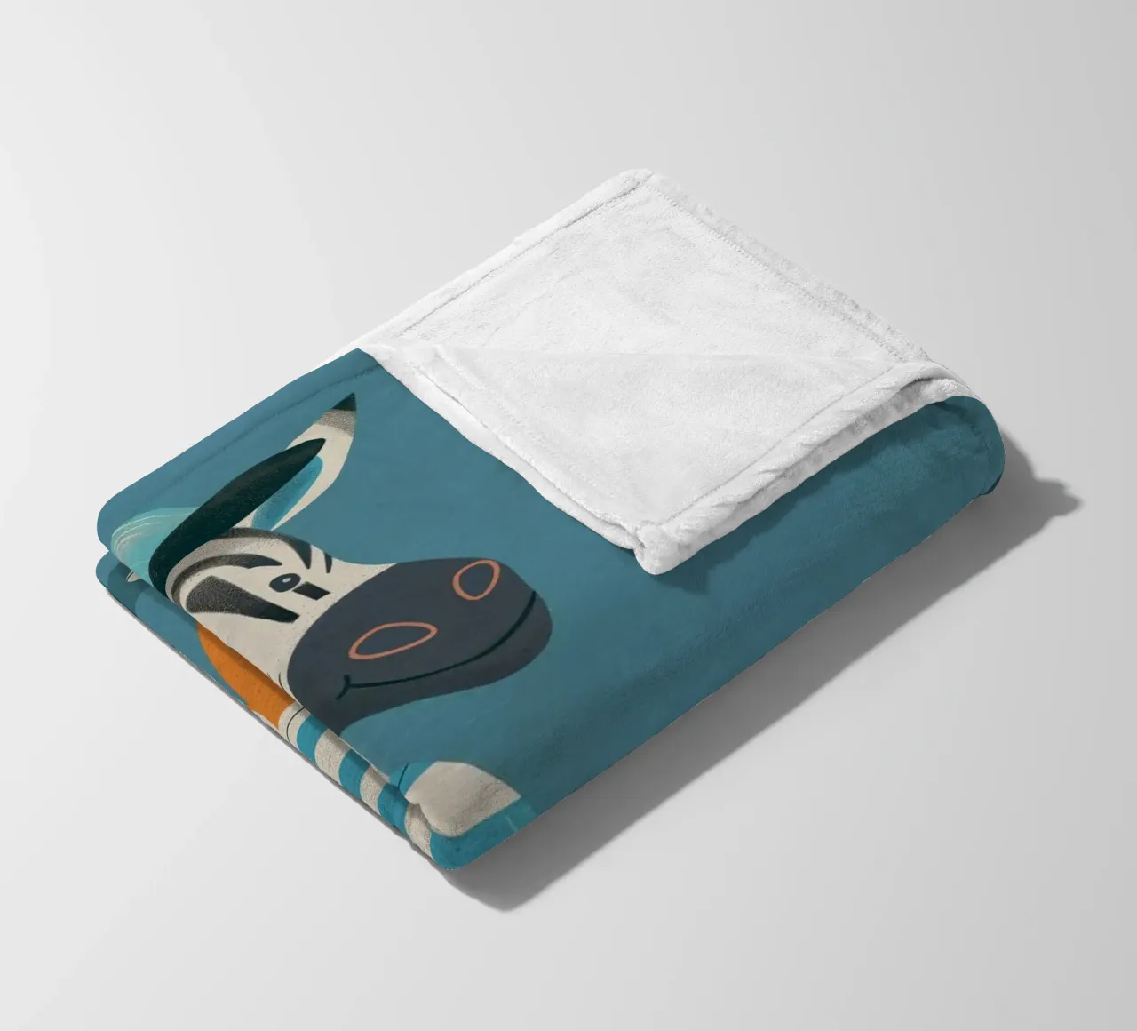 Boho Nursery 6 Zebra coperta in pile da Boho Print Collection