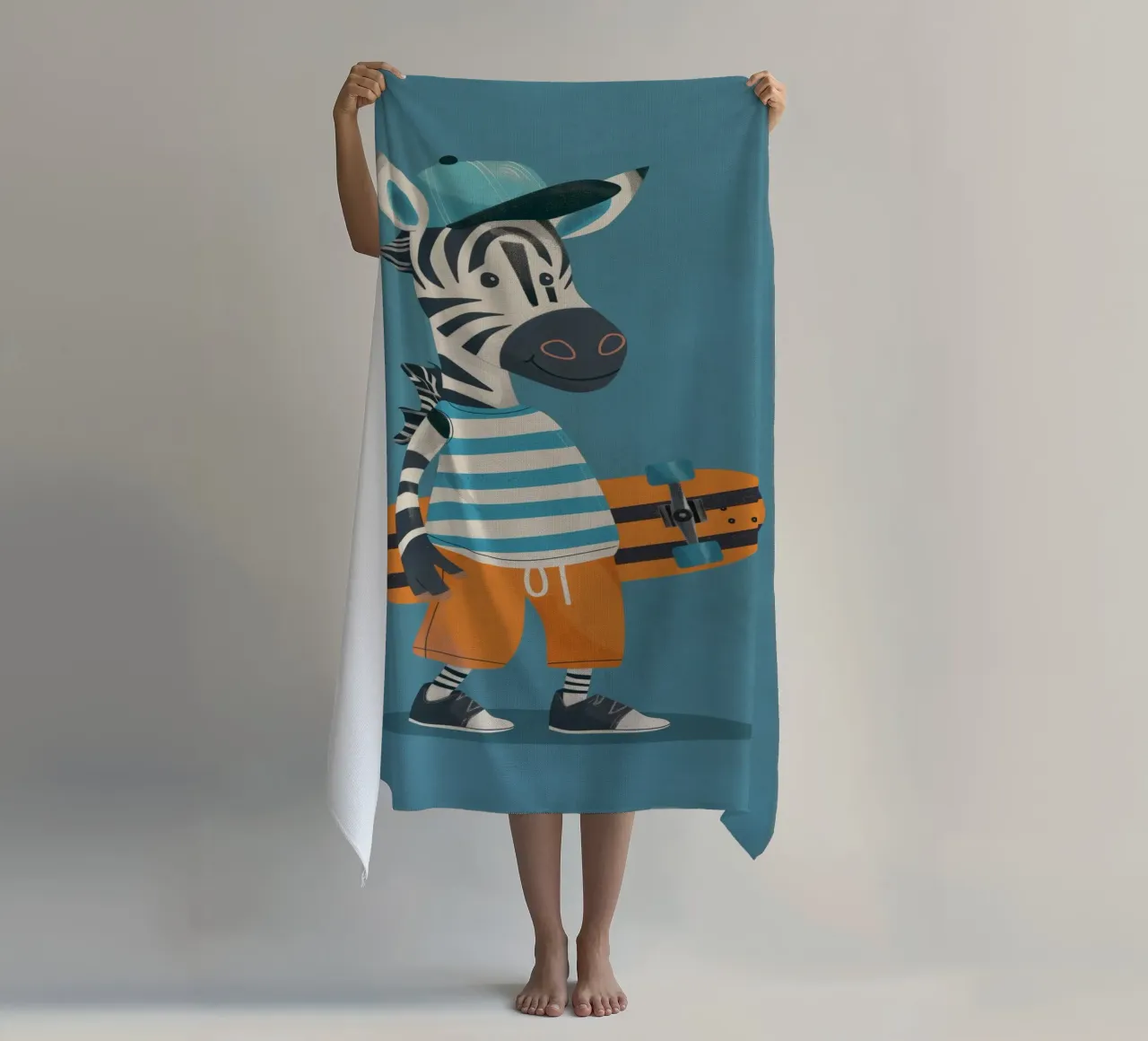 Boho Nursery 6 Zebra telo mare da Boho Print Collection
