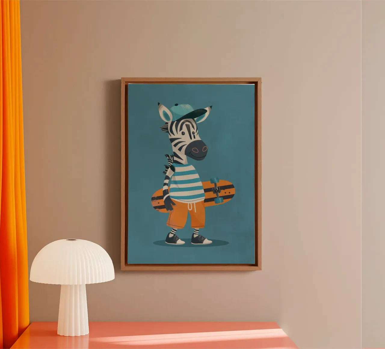 Boho Nursery 6 Zebra tela da Boho Print Collection