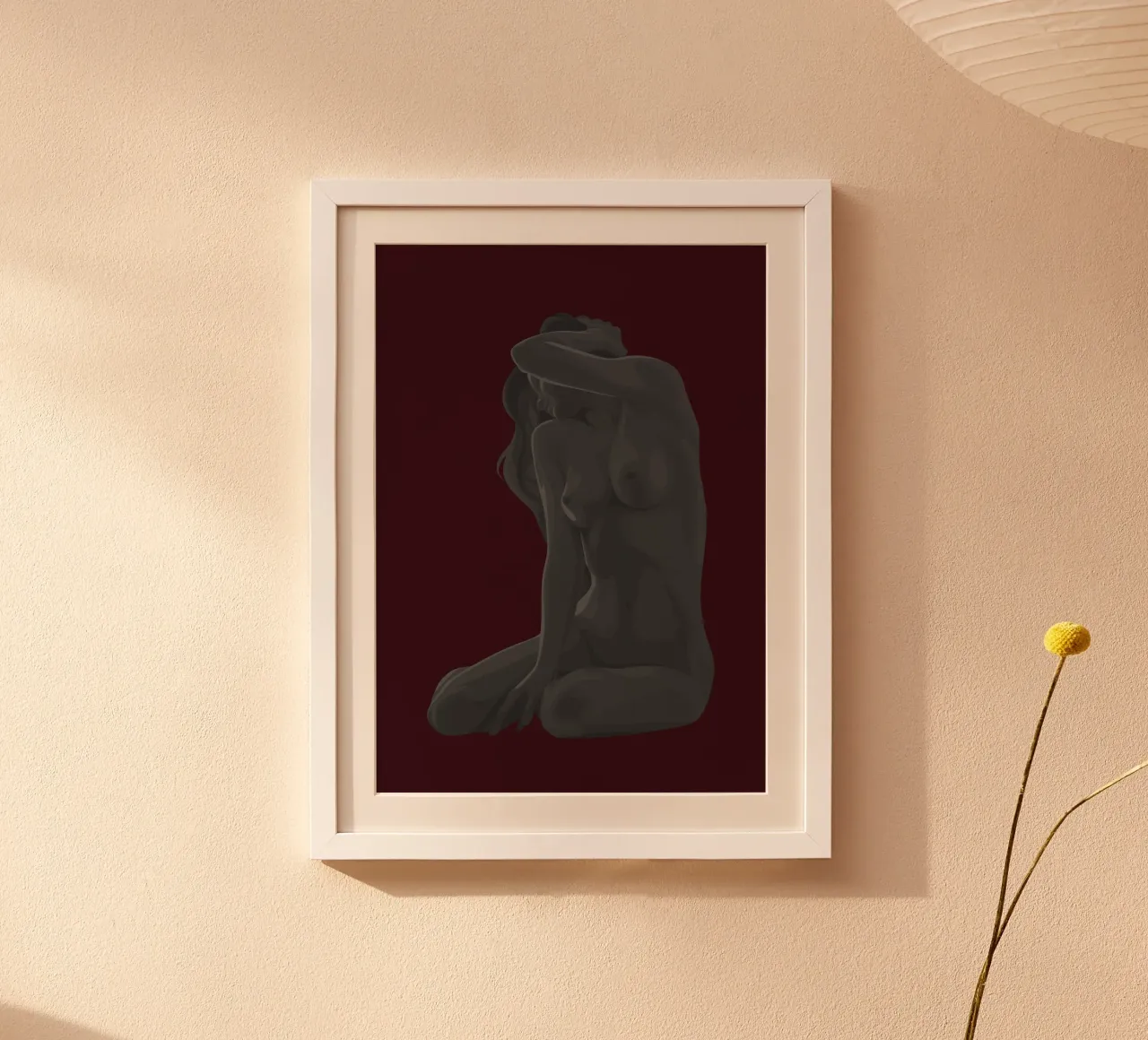 Curvenude poster con telaio in plastica da curve_tamer