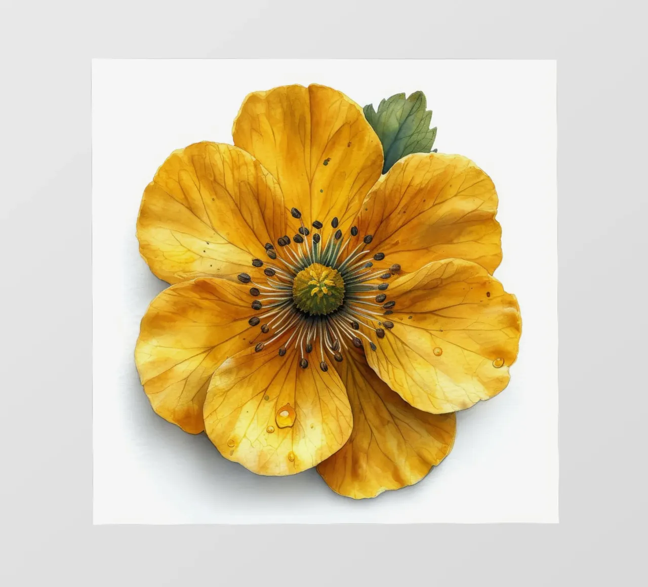 Globeflower 2 pellicola backlit da Bold Blooms