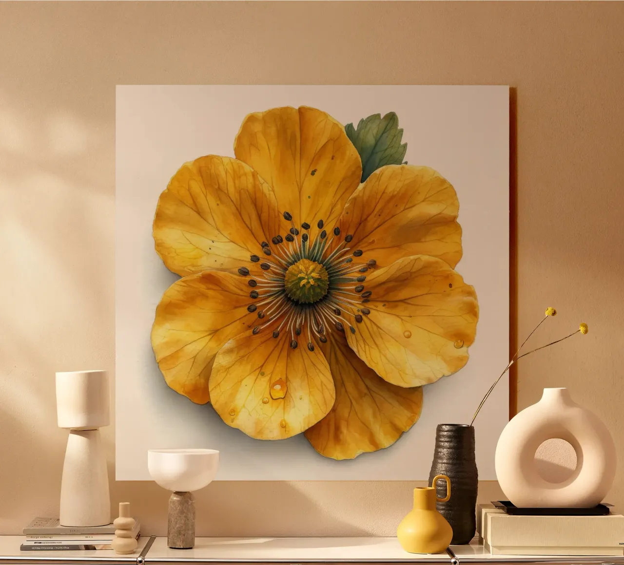 Globeflower 2 plexiglass da Bold Blooms