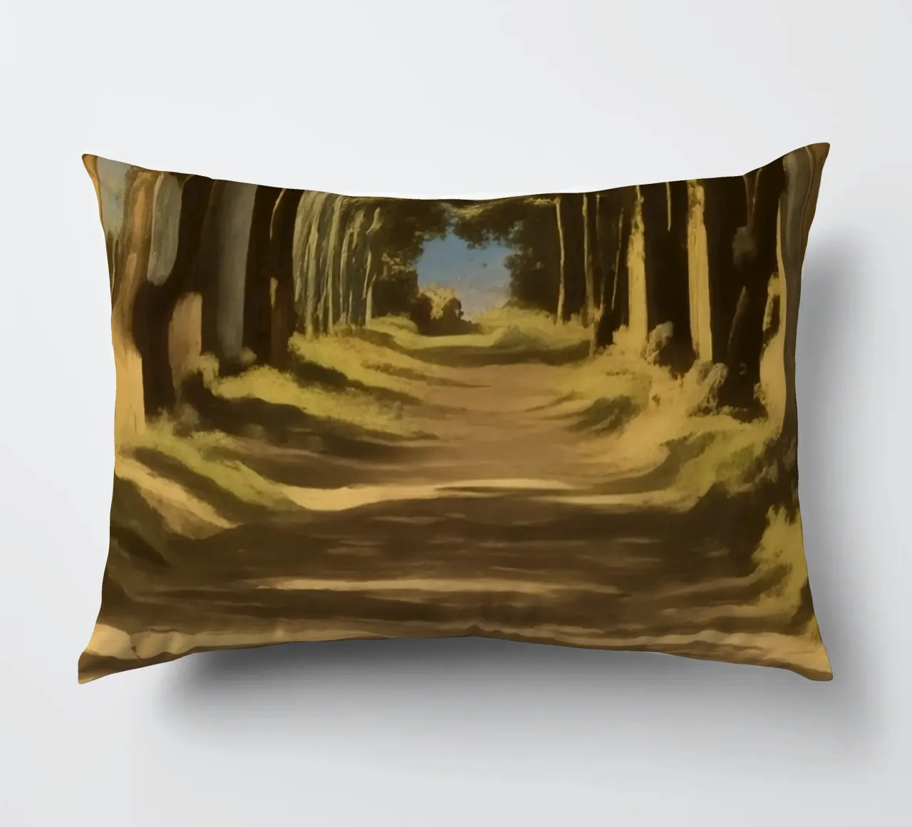 Albero viale_1 cuscino da Impressionismus by LK