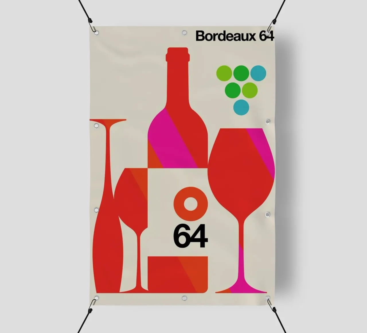 Bordeaux telo in pvc da Bo Lundberg