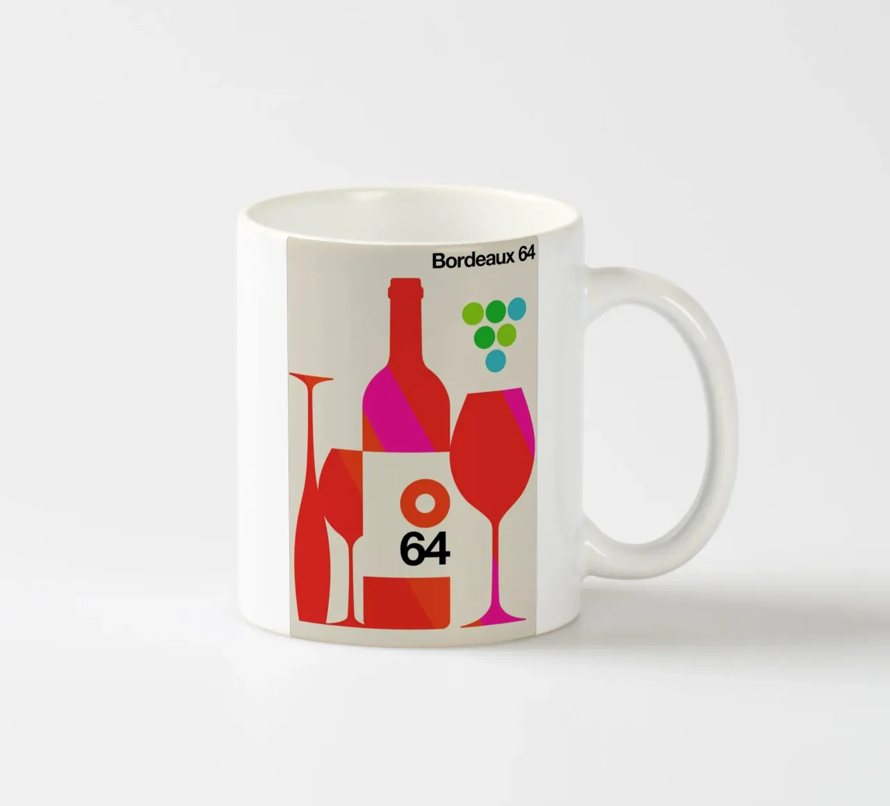 Bordeaux tazza in ceramica da Bo Lundberg