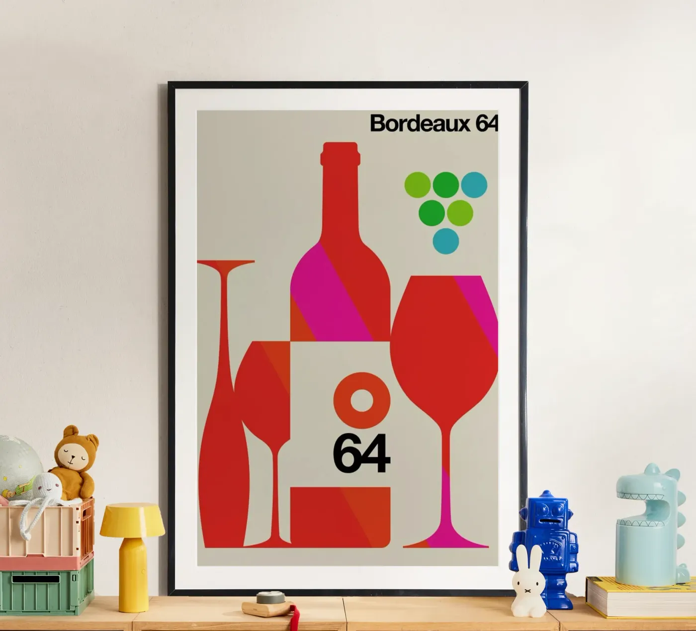 Bordeaux poster van Bo Lundberg