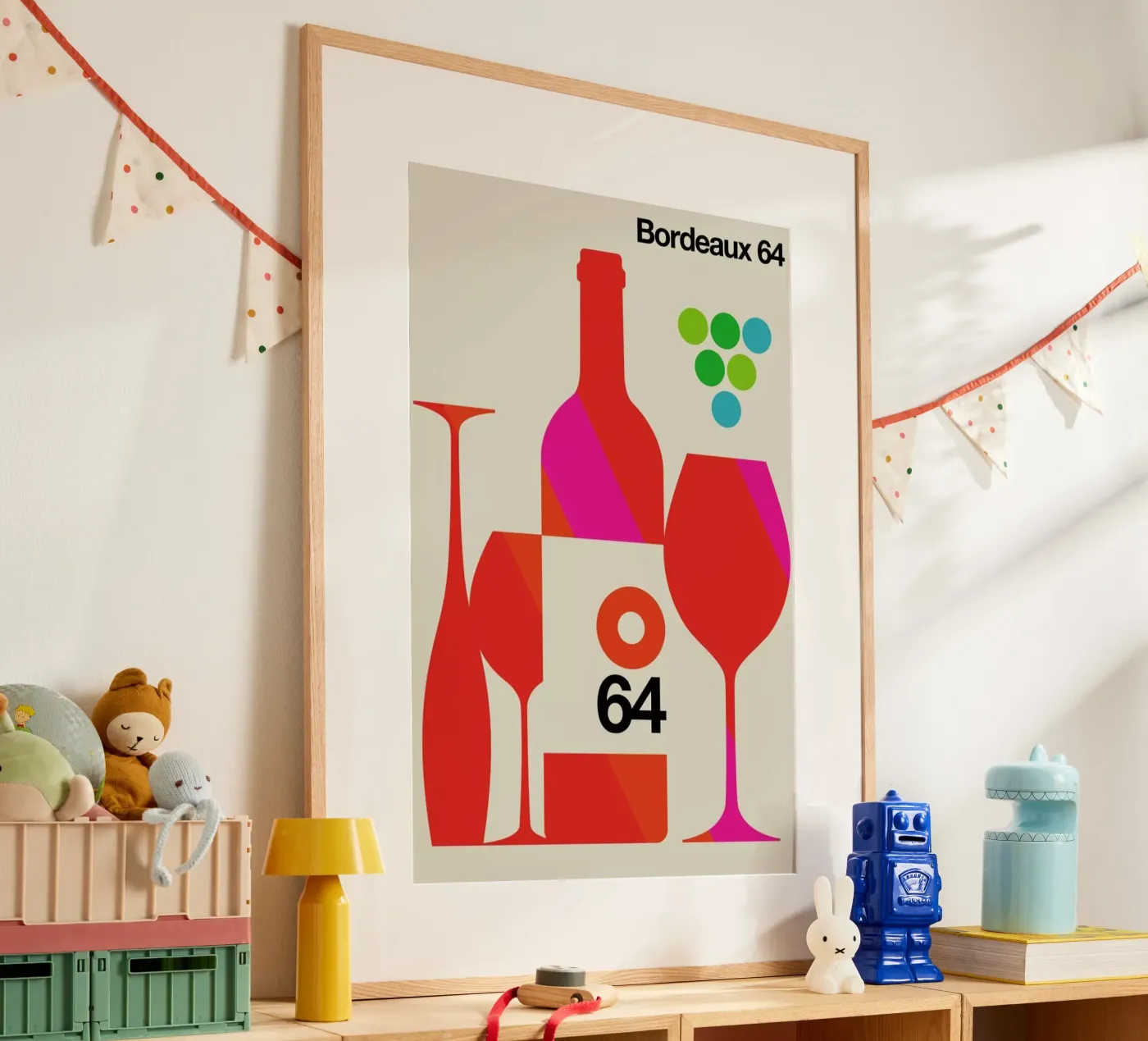 Bordeaux poster van Bo Lundberg