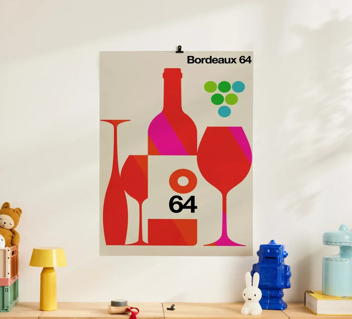 Bordeaux poster van Bo Lundberg