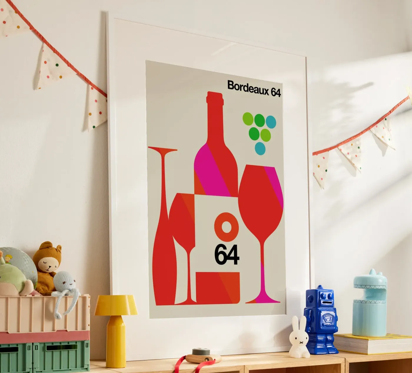 Bordeaux poster van Bo Lundberg