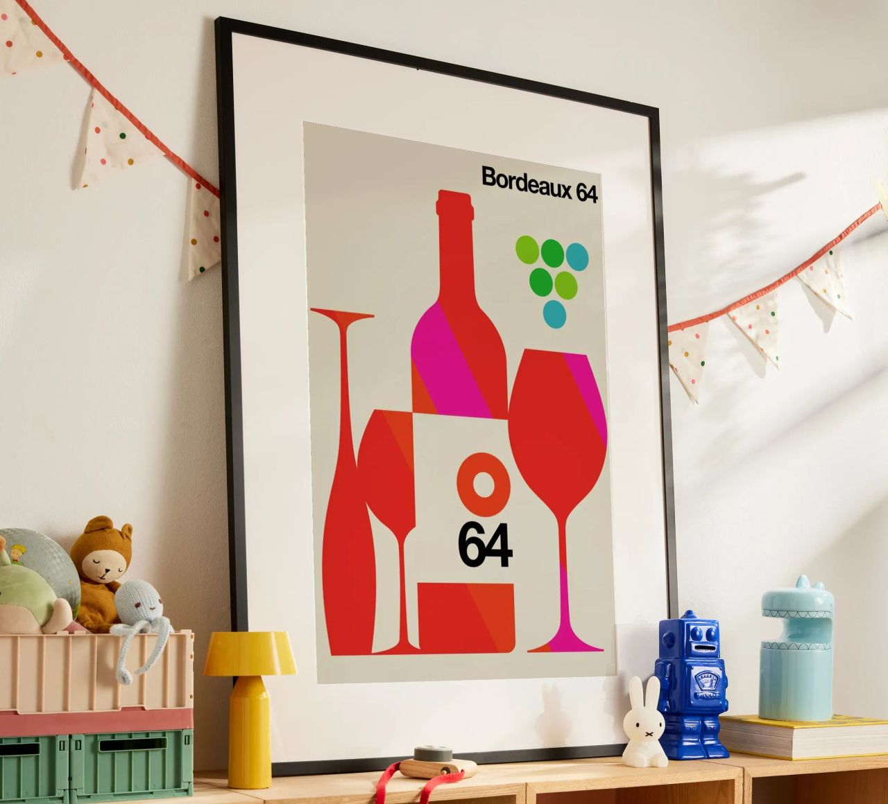 Bordeaux poster by Bo Lundberg