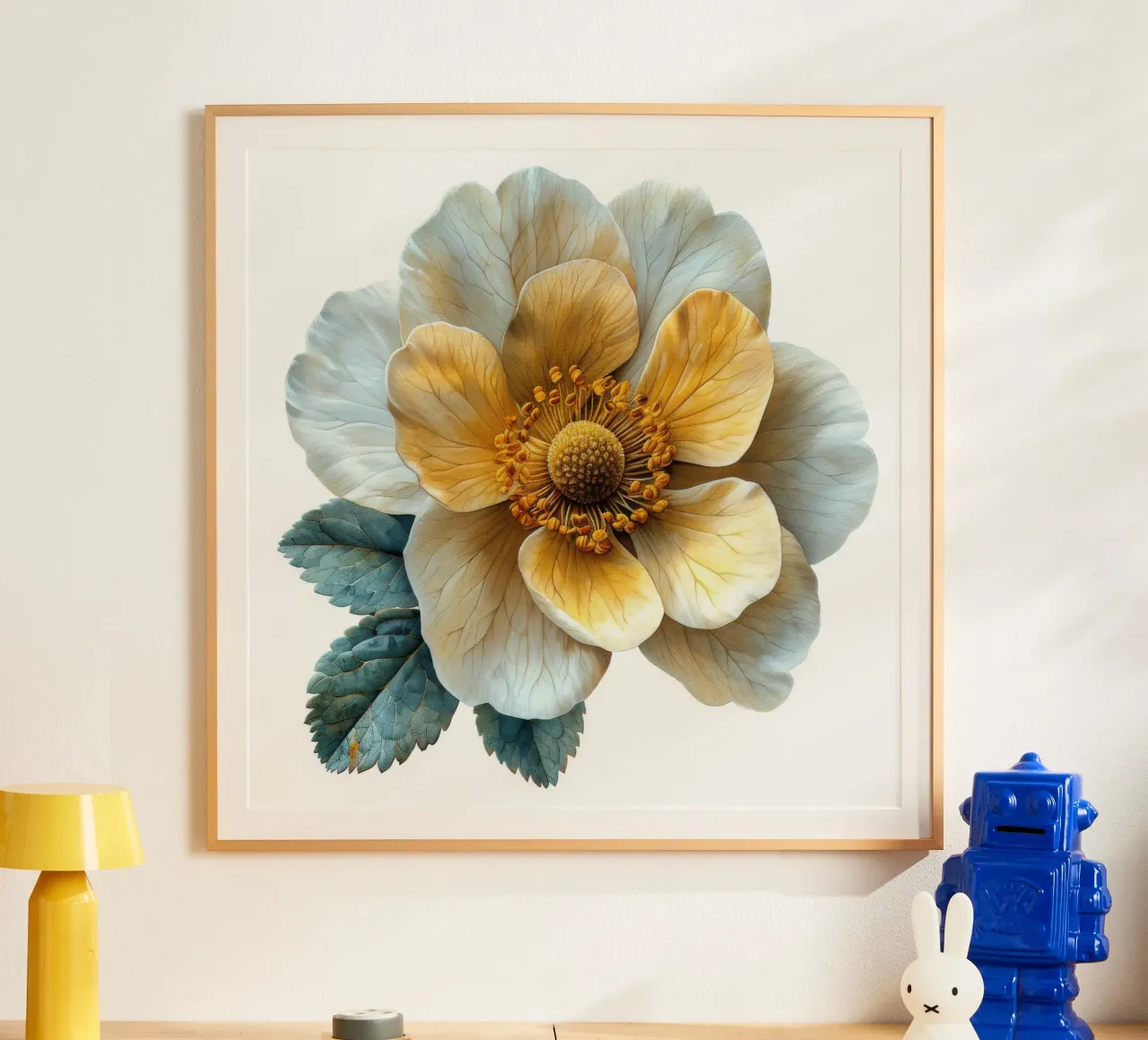 Globeflower 3 carta hahnemühle da Bold Blooms