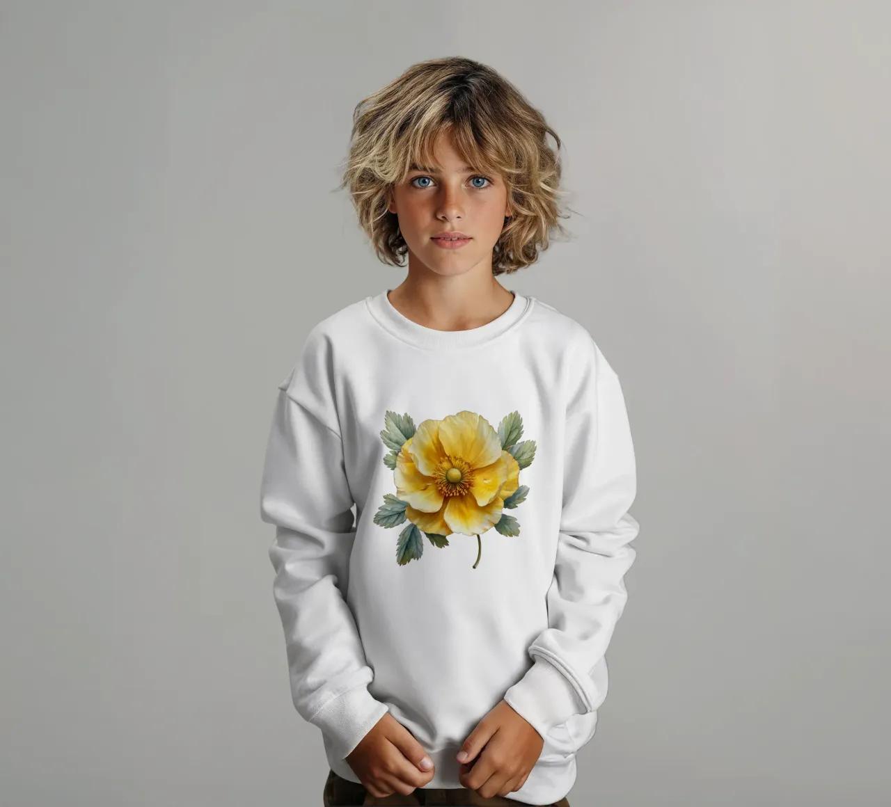 Globeflower 4 felpa bambino da Bold Blooms