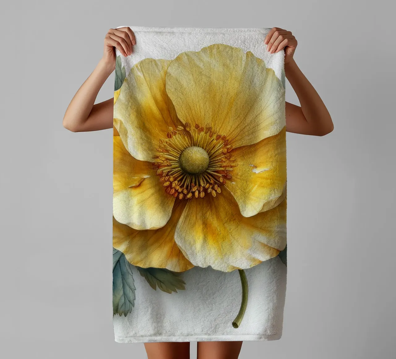 Globeflower 4 asciugamano da bagno da Bold Blooms