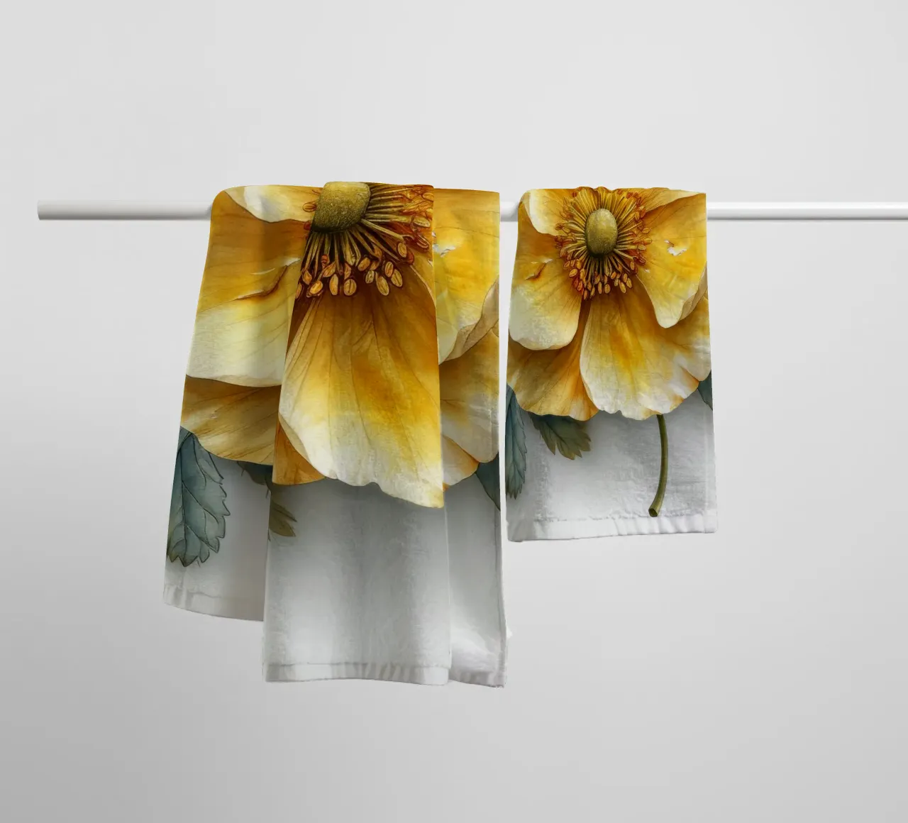 Globeflower 4 asciugamano da bagno da Bold Blooms