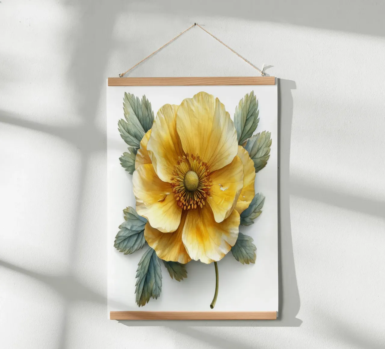 Globeflower 4 carta hahnemühle da Bold Blooms