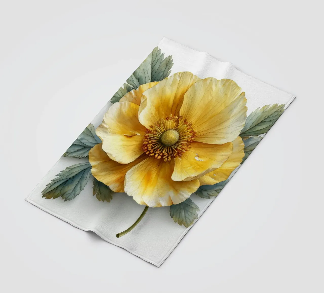 Globeflower 4 coperta in pile da Bold Blooms