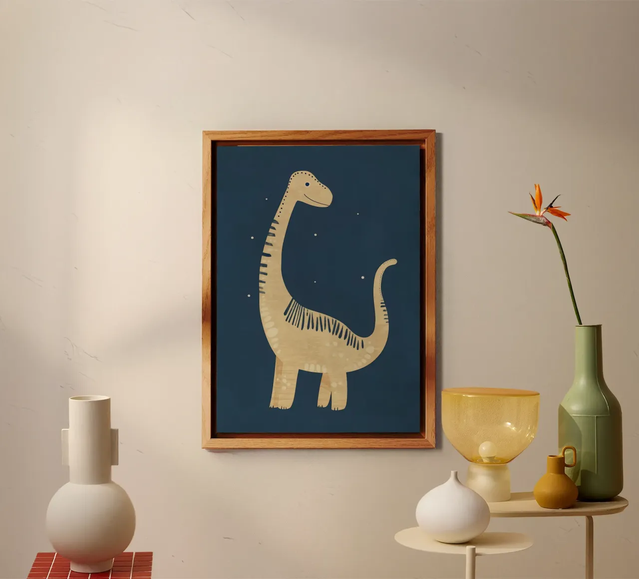 Boho Nursery 7 Dinosaur 2 alluminio dibond da Boho Print Collection