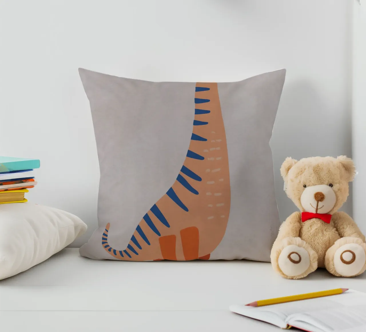 Boho Nursery 7 Dinosaur 3 cuscino da Boho Print Collection