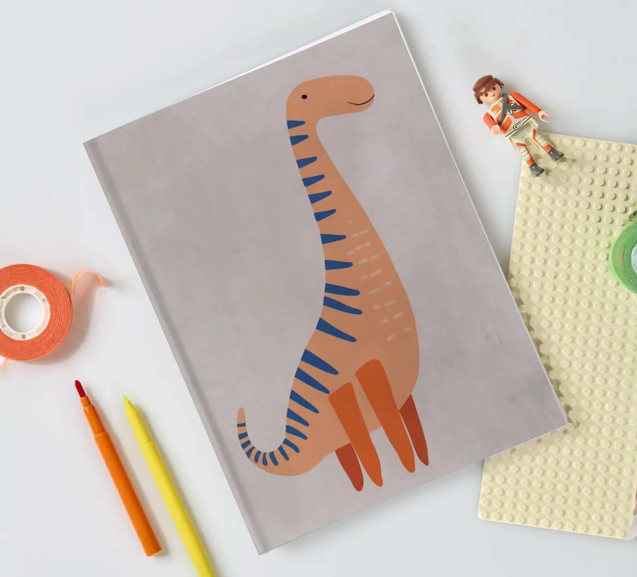 Boho Nursery 7 Dinosaur 3 notebook by Boho Print Collection