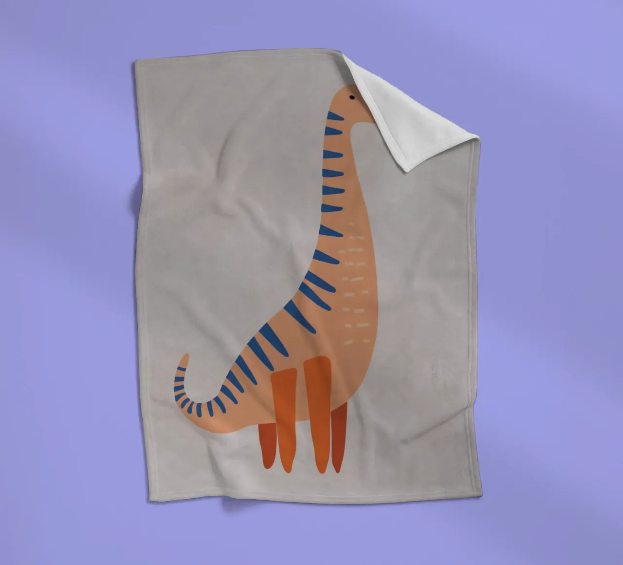Boho Nursery 7 Dinosaur 3 coperta in pile da Boho Print Collection