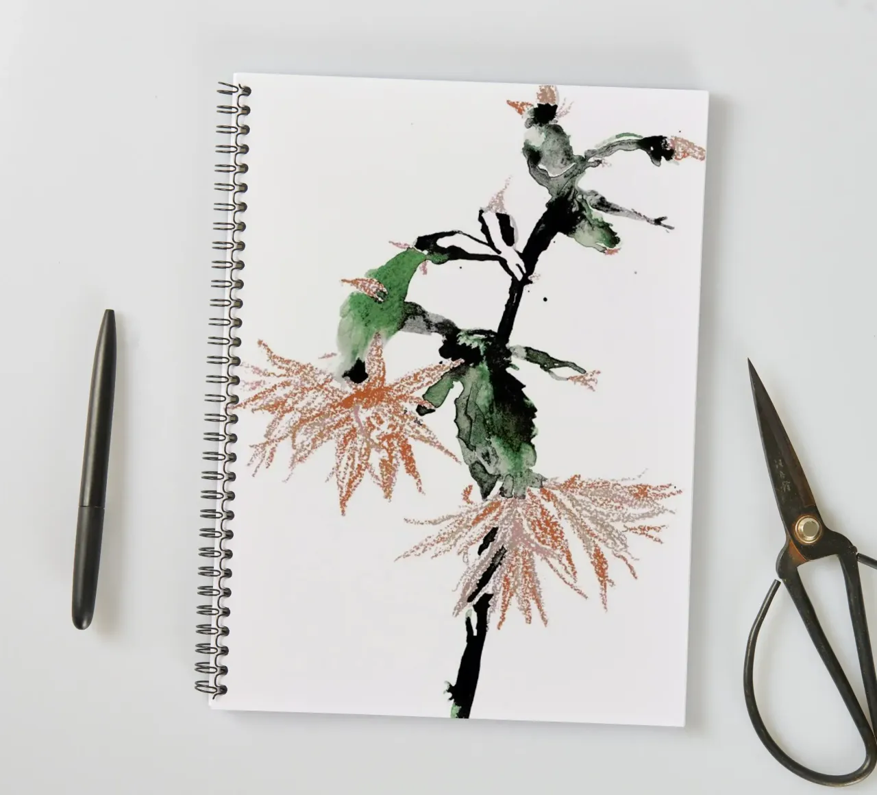 Cactus carnet à spirale de Céleste Hollak