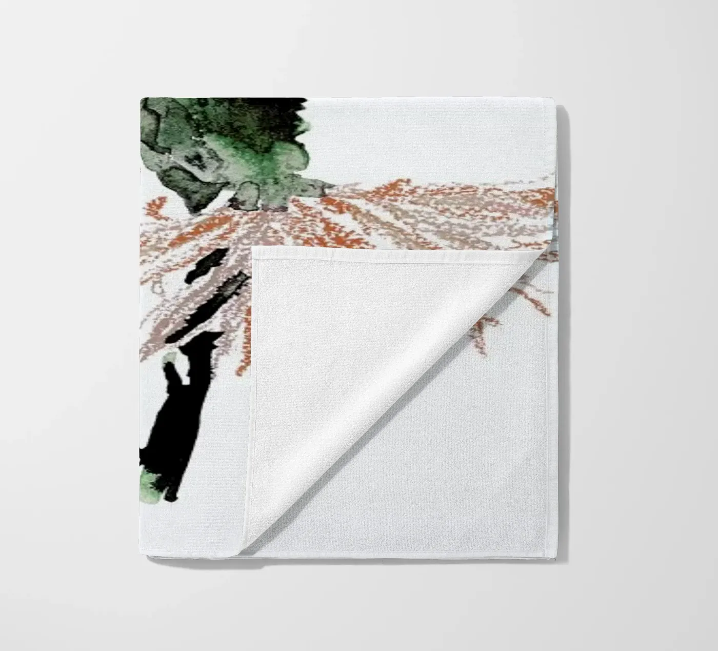 Cactus strandhanddoek van Céleste Hollak