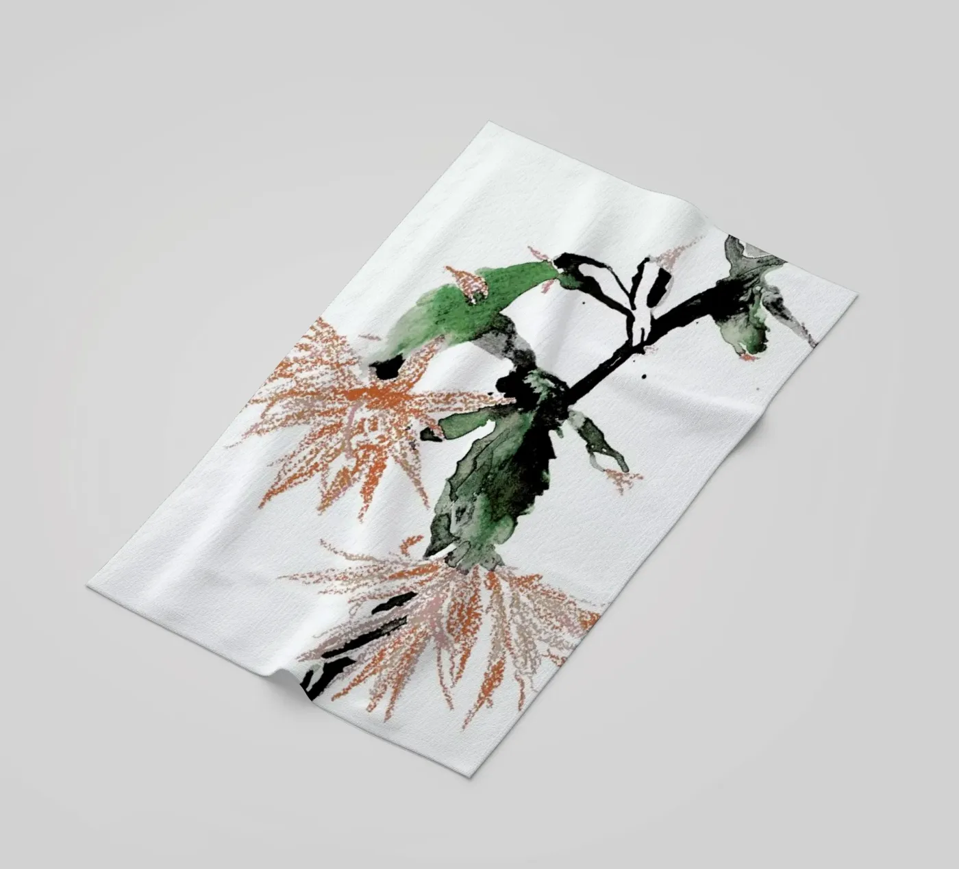 Cactus strandhanddoek van Céleste Hollak