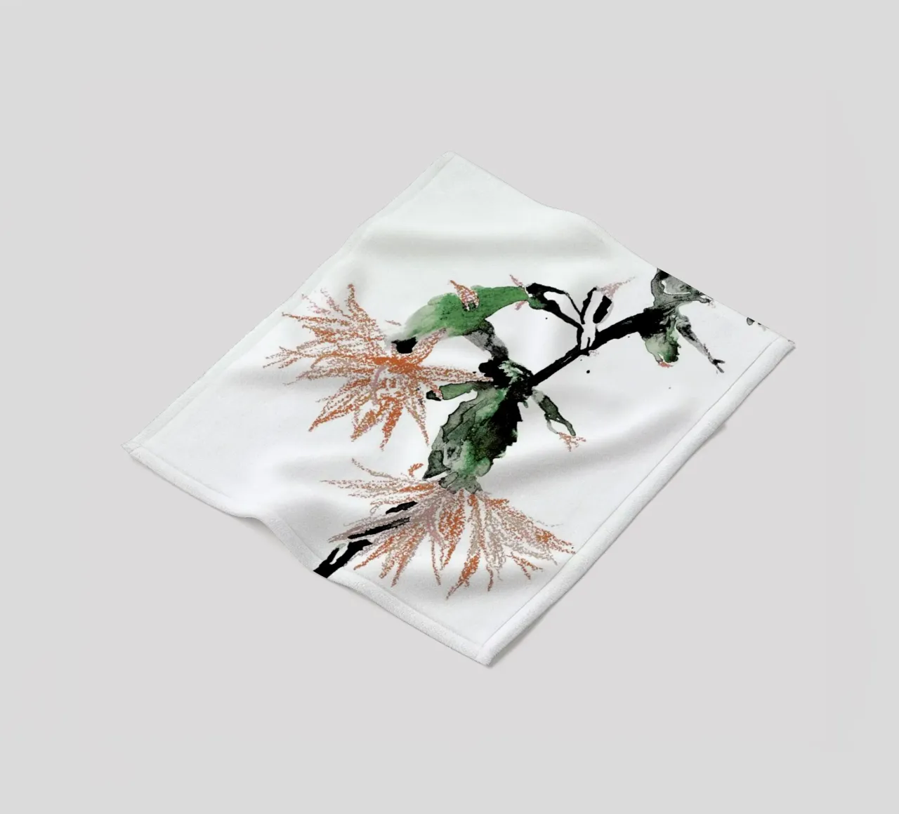 Cactus fleecedeken van Céleste Hollak