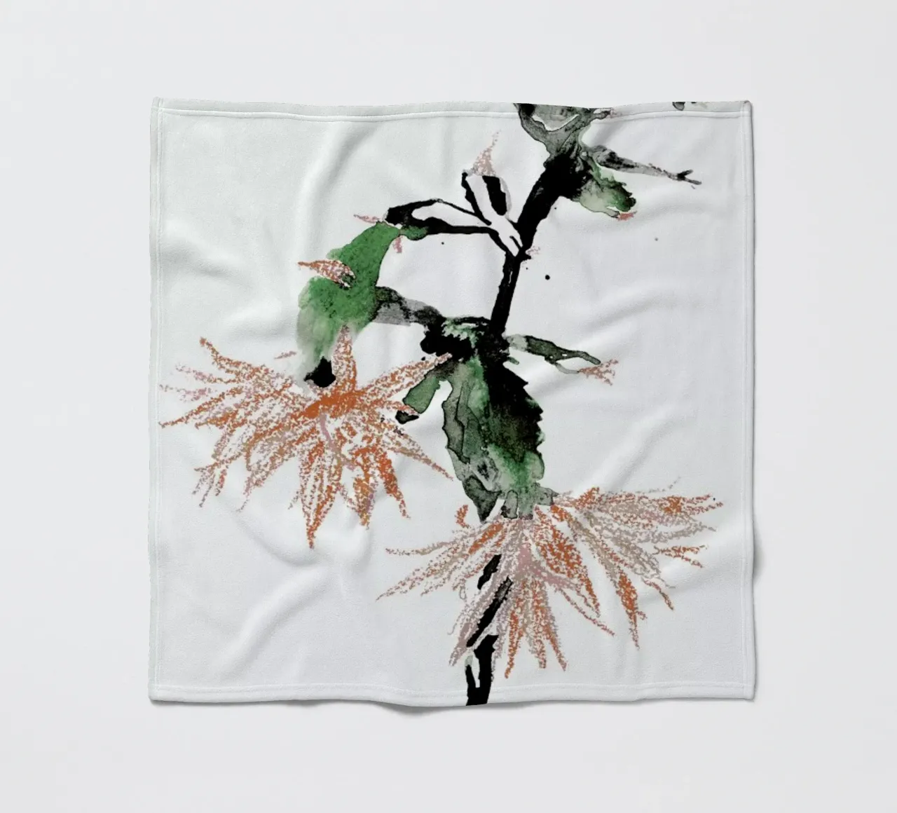 Cactus fleecedeken van Céleste Hollak