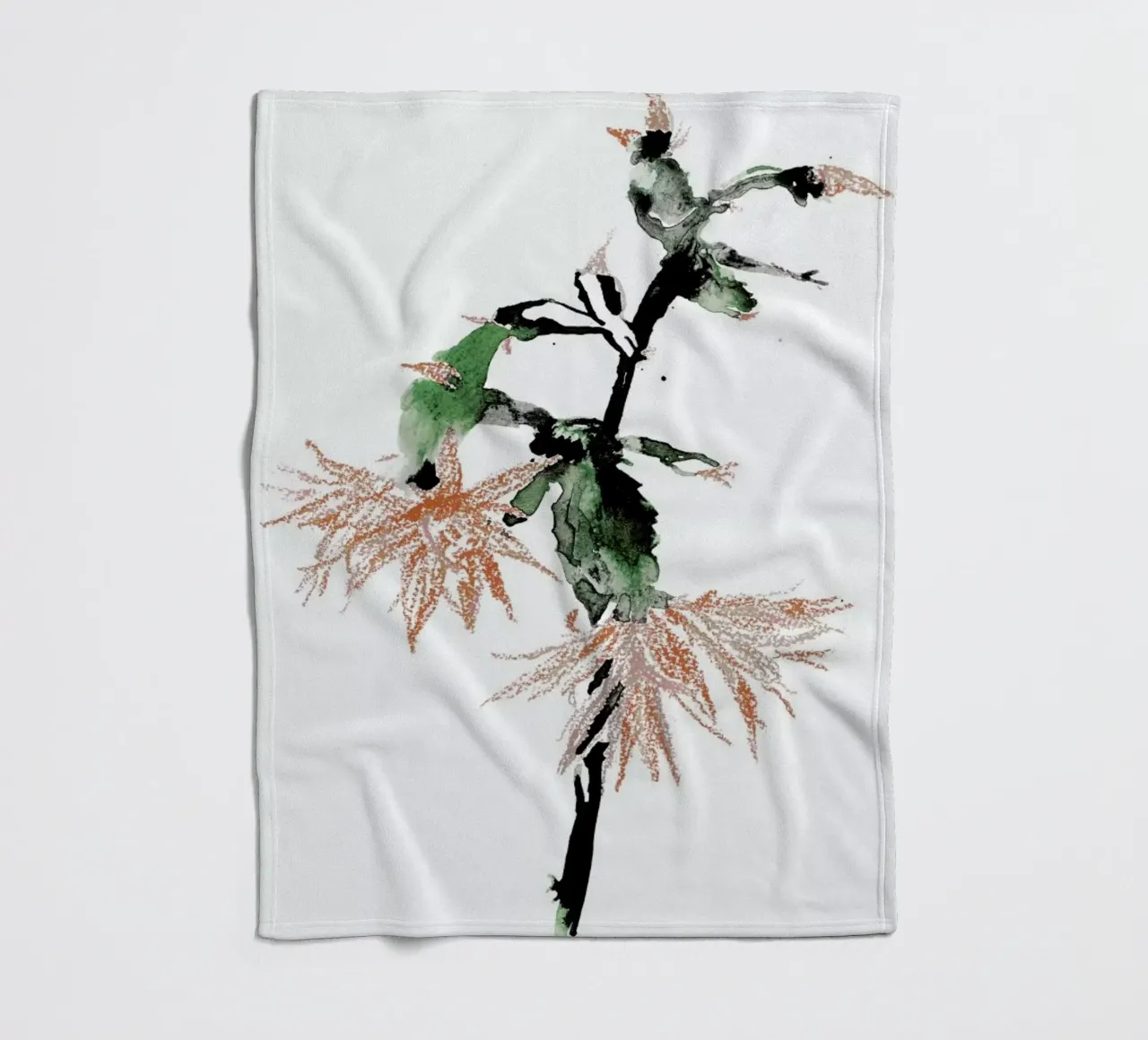 Cactus fleecedeken van Céleste Hollak