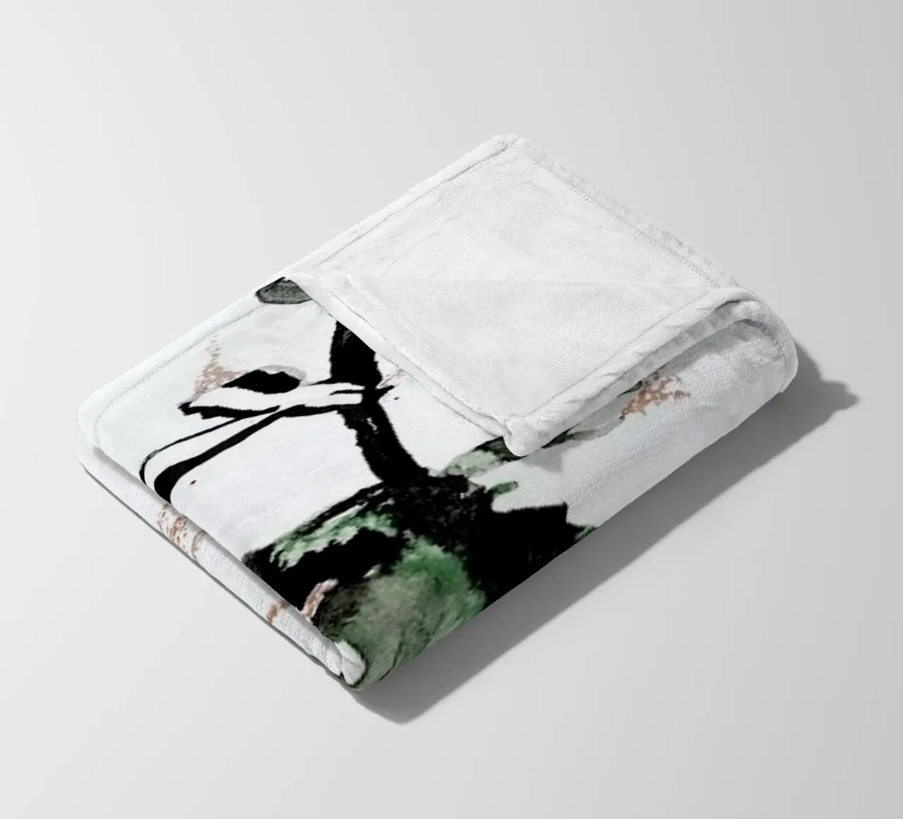 Cactus fleecedeken van Céleste Hollak