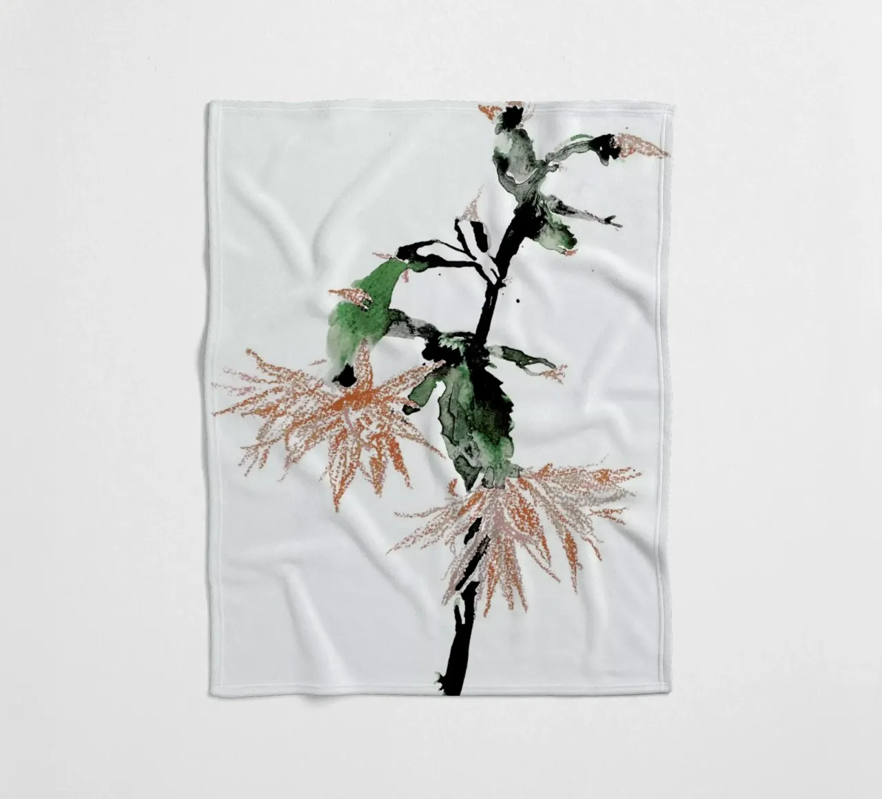 Cactus fleecedeken van Céleste Hollak