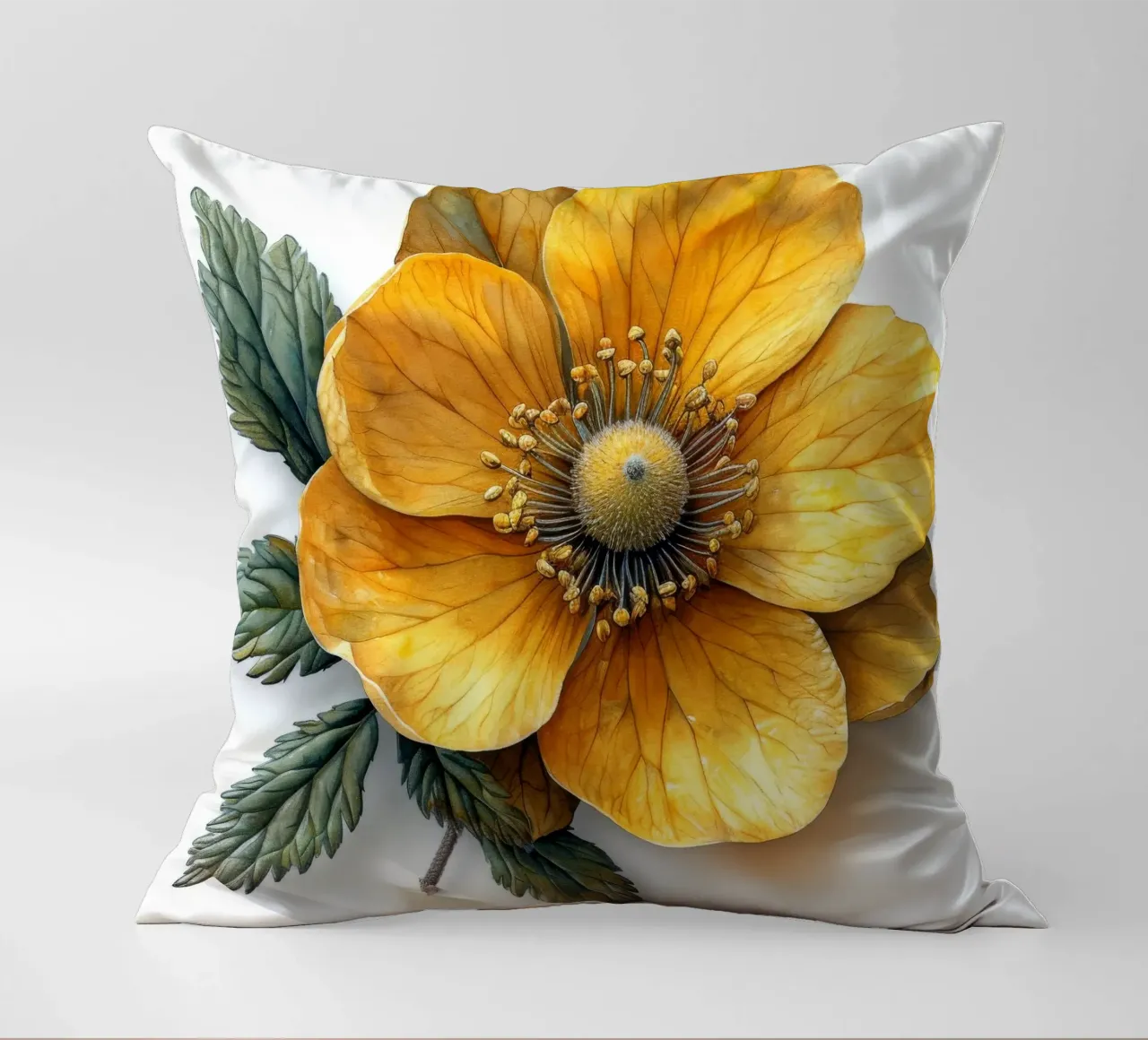 Globeflower 1 cuscino da Bold Blooms