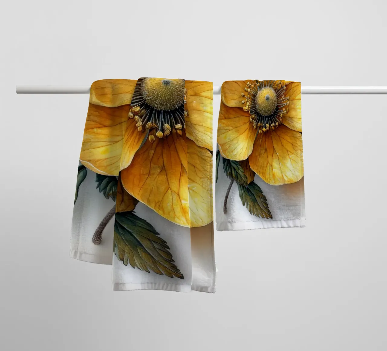 Globeflower 1 asciugamano da bagno da Bold Blooms