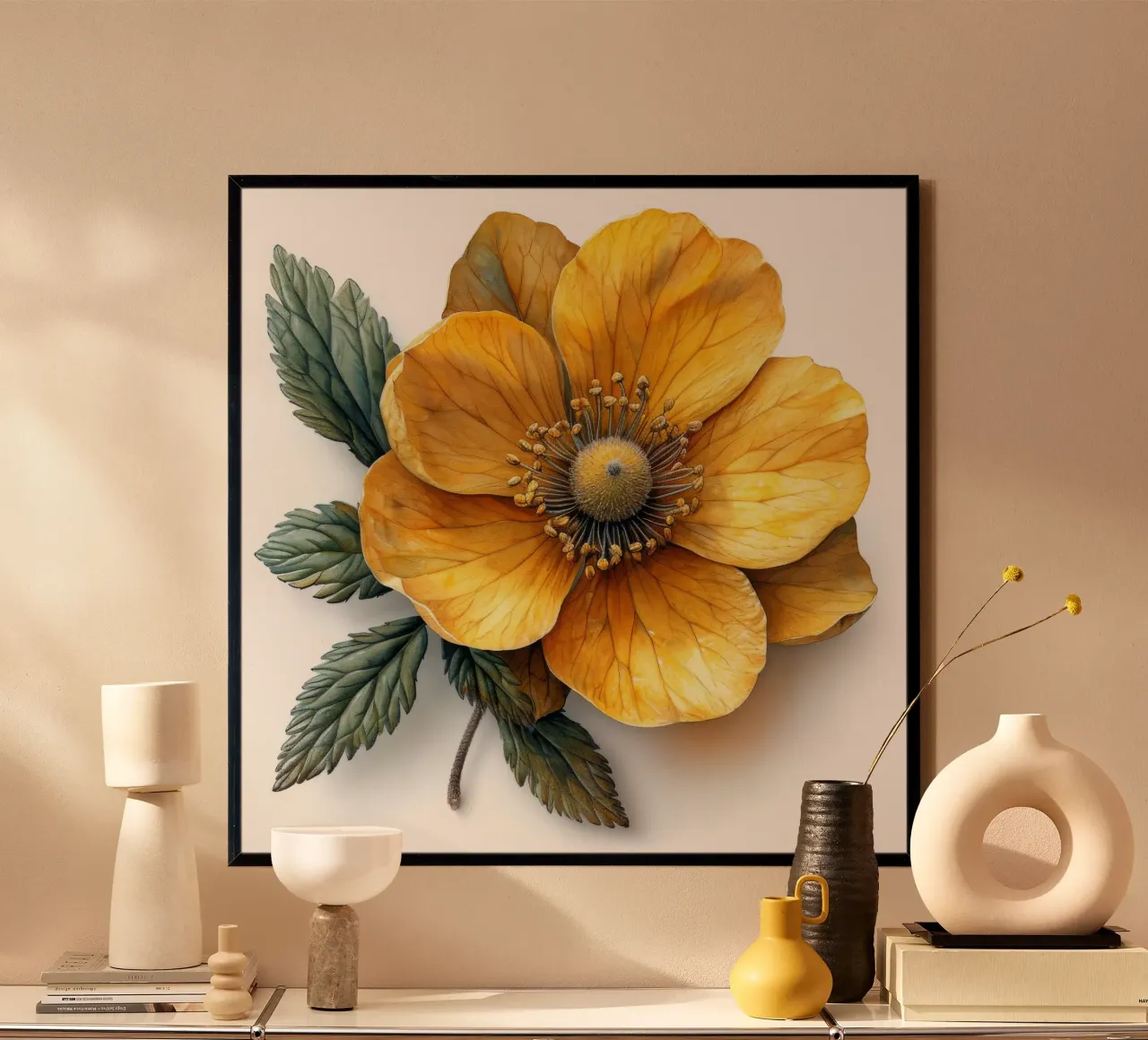 Globeflower 1 carta hahnemühle da Bold Blooms