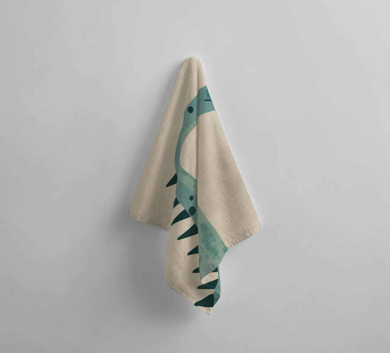 Boho Nursery 7 Dinosaur 4 asciugamano da bagno da Boho Print Collection