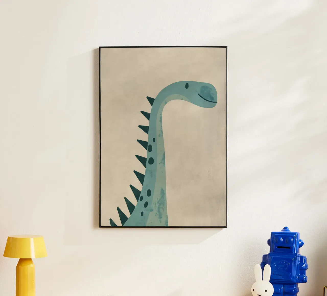 Boho Nursery 7 Dinosaur 4 alluminio dibond da Boho Print Collection