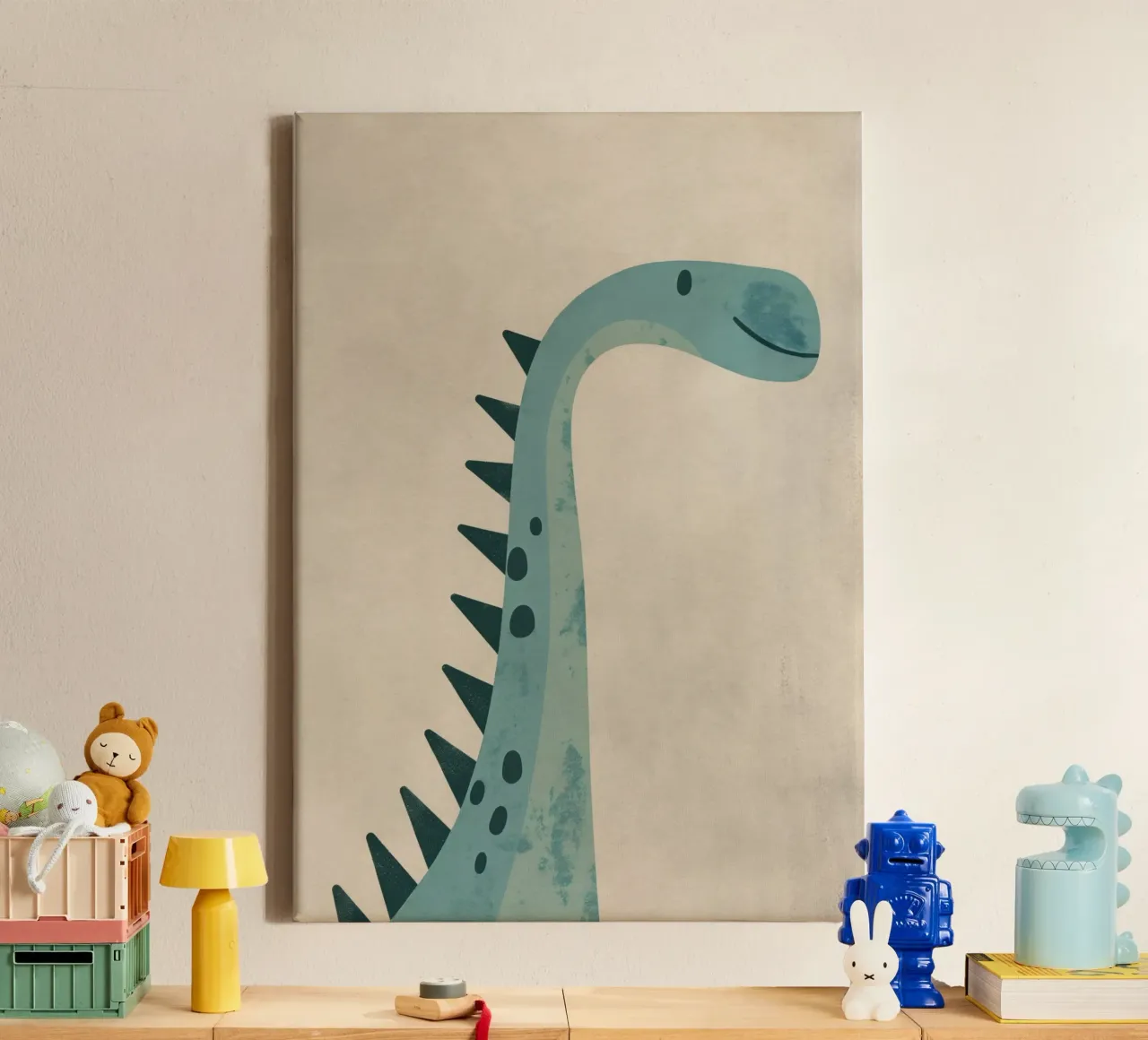 Boho Nursery 7 Dinosaur 4 tela da Boho Print Collection