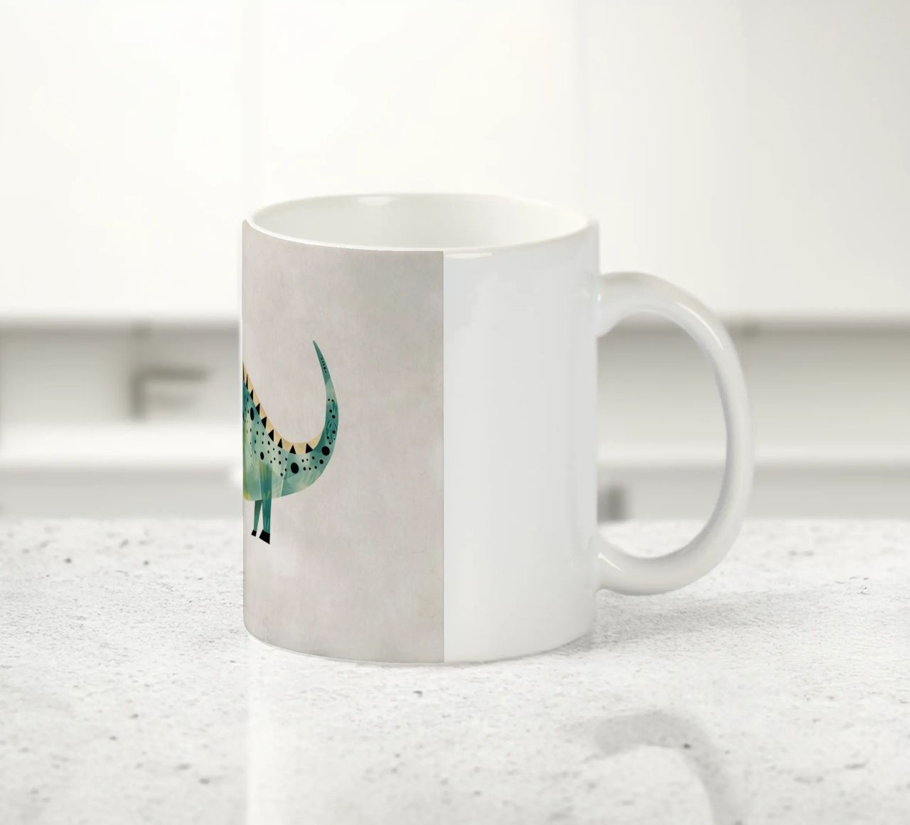 Boho Nursery 8 Dinosaur 1 taza de cerámica de Boho Print Collection