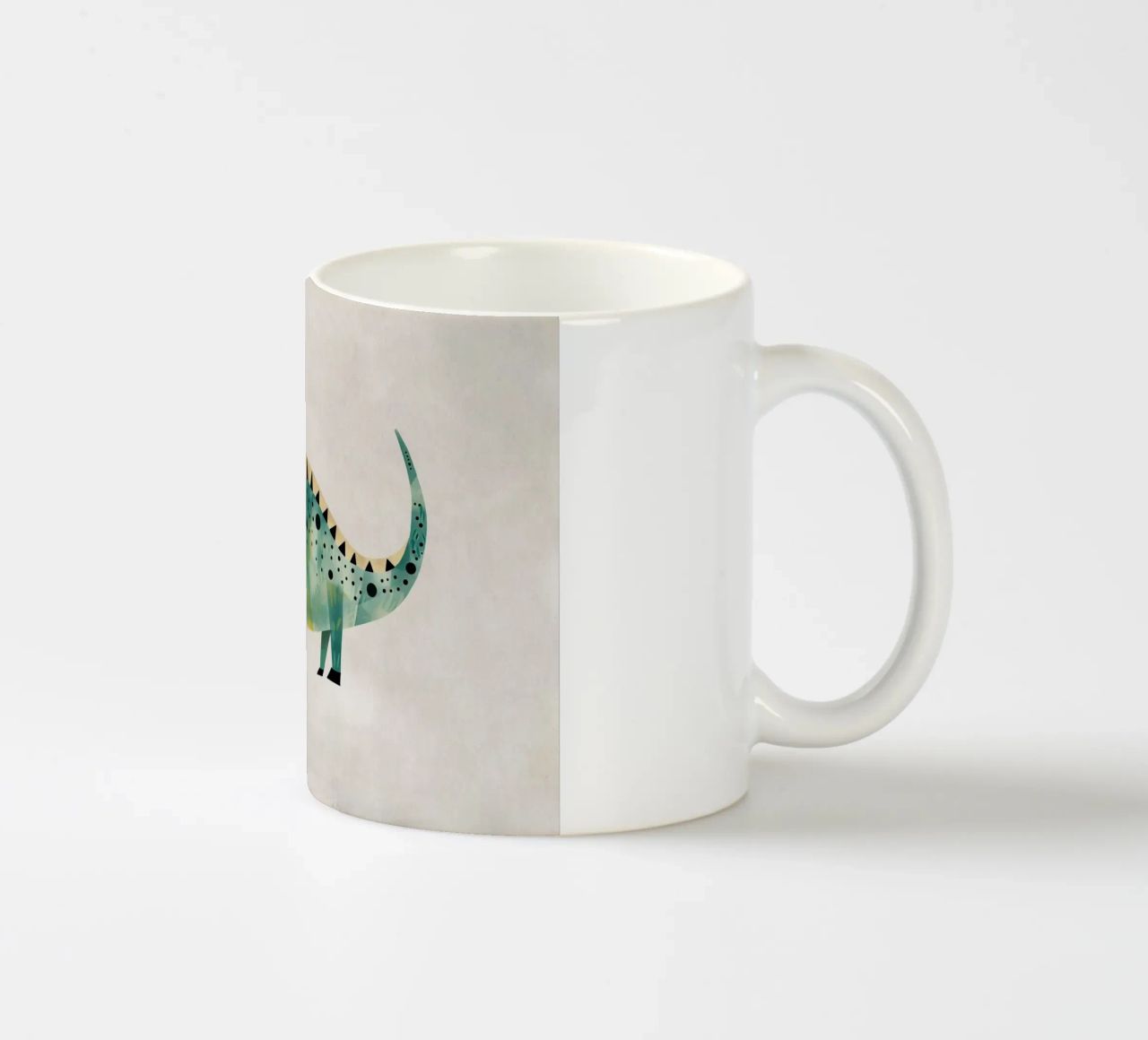 Boho Nursery 8 Dinosaur 1 taza de cerámica de Boho Print Collection