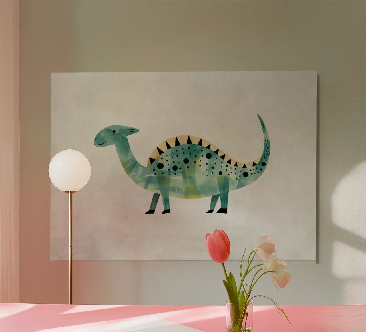 Boho Nursery 8 Dinosaur 1 aluminio dibond de Boho Print Collection