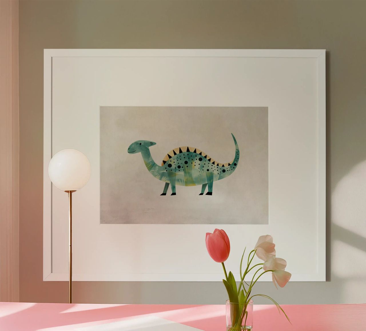 Boho Nursery 8 Dinosaur 1 poster de Boho Print Collection