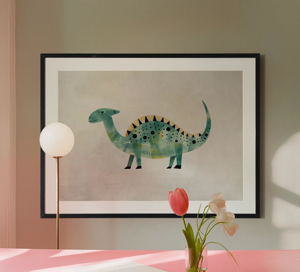 Boho Nursery 8 Dinosaur 1 poster de Boho Print Collection