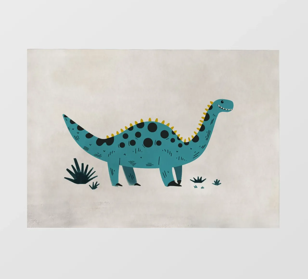 Boho Nursery 8 Dinosaur 2 telo in pvc da Boho Print Collection