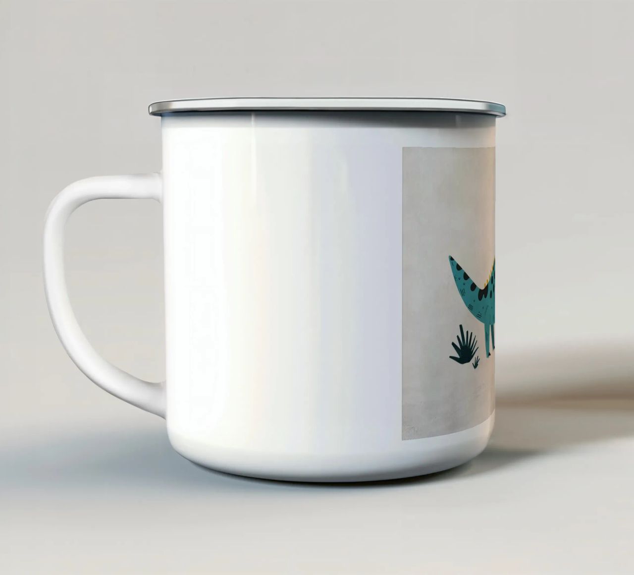 Boho Nursery 8 Dinosaur 2 taza de esmalte de Boho Print Collection