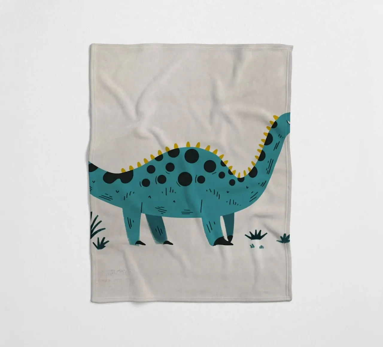 Boho Nursery 8 Dinosaur 2 coperta in pile da Boho Print Collection
